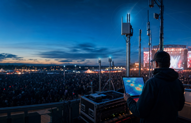 Wi-Fi pour festival : dimensionner un réseau haute densité