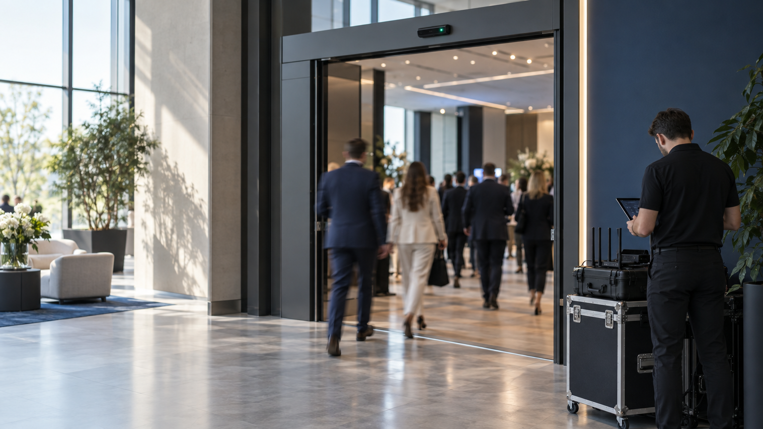 Comptage visiteurs événement : location ou technicien ?
